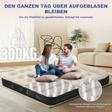 1 x RAW Customer Returns Dametay air mattress inflatable mattress air bed self-inflating with electric pump with pillow guest bed self-inflating for camping or home use for 2 people - RRP €70.58