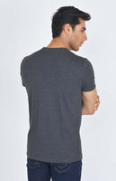 1 x RAW Customer Returns JRC Pack of 4 Men s Short Sleeve Crew Neck T-Shirts, Casual Crew Neck Tops Black, Charcoal, Cocoa Brown, Mouve, 3XL  - RRP €37.99