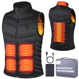 5 x Brand New Tonfarb Heated Vest Women, Heated Vest with 10000 mAh Battery, Heated Jacket with 6 Heating Zones, 3 Temperature Levels for Motorcycle Camping, Outdoor Activities - RRP €399.95