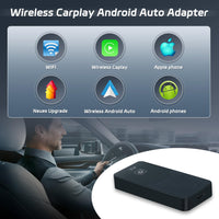 1 x RAW Customer Returns Hikity CarPlay Android Auto Wireless Adapter Wireless CarPlay Android Auto Dongle Converts Wired Carplay Android Auto to Wireless Carplay Android Auto For Audi VW Benz Honda Ford - RRP €42.85