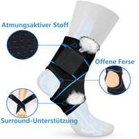 1 x RAW Customer Returns ANAMPION ankle bandage, adjustable bandage ankle 1 pair , ankle bandage ankle joint for lacing, breathable, sports protect ankle bandage running, hiking, mountaineering L  - RRP €13.72