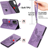 1 x Brand New KENHONER Case for Samsung Galaxy S9 Plus, Multifunctional Leather Wallet Case, Magnetic Closure with Anti-Shock Flip Compatible with Samsung S9 Plus Book Case - Purple - RRP €20.4