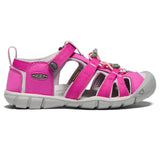 1 x RAW Customer Returns KEEN, Unisex Kids Seacamp 2 CNX Sandals, Very Berry Dawn Pink, 24 EU - RRP €41.05