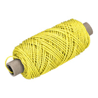 1 x Brand New sourcing map Braided Masonry Cord Nylon Yellow 100M 109 Yard 2.5MM for Gardening Masonry - RRP €20.16