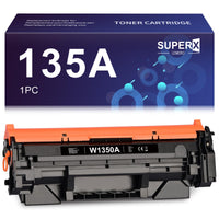 1 x RAW Customer Returns LEMERO SUPERX compatible with HP 135A W1350A Toner without chip for HP Laserjet MFP m234dw m234sdw m234sdwe m209dwe m234sdn m234sdne m234sdne m209dw m209dwe - RRP €25.56