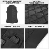 1 x RAW Customer Returns Kintiwe heated vest for women, heated vest with power bank, heating vest, heated jacket, heating jacket, heat vest with 5 heating zones for outdoor use - RRP €99.99