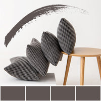 1 x Brand New MIULEE Cushion Cover with Grain Pattern Soft Pillowcases Elegant Modern Decorative Sofa Cushion for Chair Bed Living Room Bedroom Office 30x50 cm 4 Pieces Dark Gray - RRP €20.4