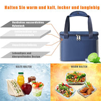 2 x Brand New Anyingkai thermal bag foldable, mini cooler bag, small cooler bag, insulated lunch bag, cool box, lunch bag, picnic bag, small cooler bag for on the go food transport - RRP €24.44