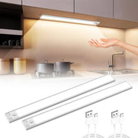 1 x RAW Customer Returns COOLNIGHT under cabinet light kitchen LED, 2 PACK 1800mAH 90 LED very bright under cabinet light kitchen LED battery, magnetic cabinet lighting wireless, under cabinet light kitchen LED under cabinet lighting kitchen - RRP €19.91