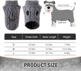 16 x Brand New Dog Sweater, Dog Sweater Small Dogs, Pet Sweater Turtleneck, Dog Sweater Large Dogs, Winter Warm Dog Cat Sweater Clothes Pet Coat Costume Puppy Sweater M  - RRP €139.52