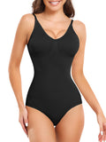 1 x RAW Customer Returns Wealurre Shapewear Women s Body Shaper Women s Effective Tummy Control Strong Bodysuit Shaping Bodysuits Bodice Body Women W999XL XXL Black  - RRP €22.18