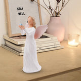 8 x Brand New ACTLATI Mourning Angel Figure Angel Sculpture with Cross Angel Gift to Show Love, Mourning, Remembrance - You Left us Beautiful Memories, You Love is still Our Guide - RRP €129.04