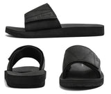 11 x Brand New ARRIGO BELLO Men Flip Flops Latex Sole Sandals Summer Fashion Pool Beach Thong with Leather Size 41-46 T Black, 43  - RRP €190.08