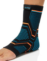 1 x RAW Customer Returns VITTO ankle bandage, foot bandage for ligament damage, weak joints, sprained joints and arthritis hull, M , arthritis, recovery, plantar fasciitis, pain relief - RRP €9.99