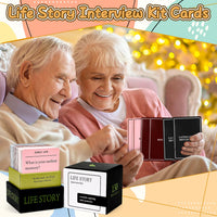 22 x Brand New 150 Pack Life Story Interview Kit Cards - Tales Life Story Interview Kit, Story of Your Life with Question Cards, Your Life Story Interview Cards Getting to Know Parents and Grandparents - RRP €422.4