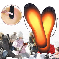 23 x Brand New Rechargeable heating insoles, Heating thermal insoles, USB foot warmers, Heated insoles, washable thermal insoles for winter hunting, skiing, fishing, hiking, Cuttable insole - RRP €524.4