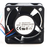 1 x RAW Customer Returns DC Brushless Fan EFB0412VHD 4020 4CM 12V 0.18A Double Ball Bearing Cooling Fans - RRP €14.9