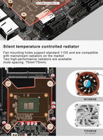 1 x RAW Customer Returns Szbox N100 NAS Motherboard 12th Generation Processor DDR5 Memory NAS Computer Component Accessories AMD Mini-ITX Motherboard Type-C HDMI2.1 Interface Qiaosibo Radiator  - RRP €190.58