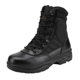 1 x RAW Customer Returns NORTIV 8 Men s Military Tactical Work Boots with Side Zipper Motorcycle Combat Boots BLACK TROOPER Size 43.5EU 10US - RRP €64.99