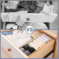 1 x RAW Customer Returns Kongming set of 12 drawer organizers, wardrobe organizer, drawer organization system, foldable storage boxes in various sizes for clothes, children s clothes, socks, underwear - RRP €24.19