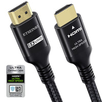 1 x RAW Customer Returns Etseinri HDMI 2.1 Cable 8K 4K 7.5 Meters, Certified 48Gbps Ultra High Speed HDMI Cable 4K 120Hz 8K 60Hz 10K eARC HDCP 2.2 2.3 Dynamic HDR Dolby Atmos Compatible with PS5 HDTV Monitor - RRP €33.71