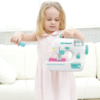 1 x RAW Customer Returns deAO My first realistic sewing machine for children with light function, control and accessories included - RRP €23.59