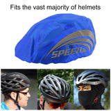 2 x Brand New Rakiuty Reflective Bicycle Rain Cover, Bicycle Helmet Rain Cover, Bicycle Helmet Cover, Wind and Waterproof Helmet Cover, Dustproof Helmet Rain Cover, Helmet Cover, for All Helmets Blue  - RRP €72.0