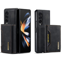 1 x RAW Customer Returns UDBKKDX 2 in 1 Phone Case for Samsung Galaxy Z Fold 5, Detachable Wallet and Magnetic Adsorption Case Matte Leather Stand Case Cover - RRP €29.99