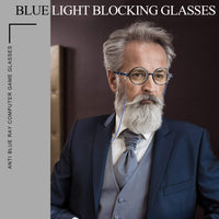 1 x Brand New TISHUI Reading Glasses 3.00 Blue Light Blocking Readers Women Men Retro Round Glasses - RRP €19.15