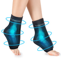 1 x RAW Customer Returns Ankle Foot Ice Pack Ankle Splint for Achilles Tendonitis Injuries, Gel Ice Pack for Hot and Cold Therapy, Flexible Cold Pack for Plantar Fasciitis, Swelling Pack of 2, XL  - RRP €39.99