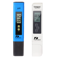 1 x RAW Customer Returns Pancellent PH meter, PH TDS EC and temperature 4 in 1 set, water quality tester ATC for drinking water swimming pool aquarium pools, conductivity meter with high accuracy and LCD display blue  - RRP €16.72