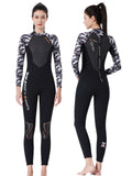 1 x RAW Customer Returns Owntop wetsuit for women men - 3mm neoprene diving suits wetsuit long sleeve, thermal thickened swimwear with back zip UV 50 , women M - RRP €74.99