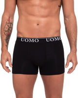 1 x RAW Customer Returns Channo Cotton Boxer Briefs for Men, Comfortable and Soft. Men s Collection - Pack of 6, Black, L - RRP €27.6