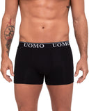 1 x RAW Customer Returns Channo Cotton Boxer Briefs for Men, Comfortable and Soft. Men s Collection - Pack of 6, Black, L - RRP €27.6