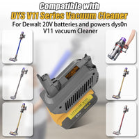 23 x RAW Customer Returns V11 Battery Adapter for Dyson V11 Vacuum Cleaner, for Dewalt 20V 60V Lithium Battery Compatible with for Dyson V11 Absolute, Dyson V11 Complete, Dyson V11 Fluffy Battery Clearner Not Fit Button Installation Type  - RRP €904.13