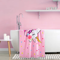 1 x RAW Customer Returns WERNNSAI Unicorn Beach Towel - 76 x 150 cm Pink Polyester Camping Towels for Girls Kids Quick Drying Bath Towel Ultra Absorbent Super Soft Beach Blanket Pool Travel Swimming Bath Towel - RRP €11.09