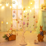 1 x RAW Customer Returns Nuptio Easter Tree Decorations White 75cm Christmas Decorations Home Wedding Centerpieces Christmas Christmas Decorations Halloween Decor Fake Wedding Trees Table Centerpieces - RRP €37.42