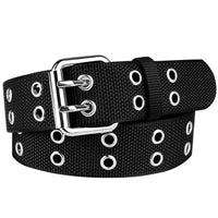 1 x RAW Customer Returns Drizzte Rivet Belt Oversize Unisex Punk Belt Eyelet Belt Women and Men Silver 180cm - RRP €20.16