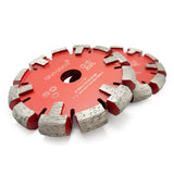 1 x RAW Customer Returns GVHAKG Tuck Point Diamond Saw Blade for Underfloor Heating, Very Hard Concrete Floors and Removal, Segment Width 17mm, Segment Height 12mm, Premium Dry Cutting 130 x 17 x12x 22.23mm  - RRP €94.78