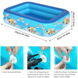 1 x RAW Customer Returns Summer Children s Inflatable Pool, Baby Inflatable Pool, Children s Inflatable Pool, Children s Water Pool, Children s Inflatable Pool for Indoor Outdoor Garden - RRP €23.99