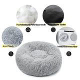 3 x Brand New Puki Diary Cat Bed Fluffy Cat Cushion Washable Dog Bed Small Dogs Pet Bed for Small Dogs, Cats and Other Pets 60cm, Light Gray  - RRP €75.6