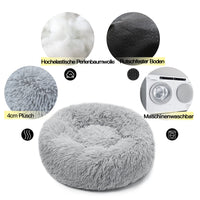 5 x Brand New Puki Diary Cat Bed Fluffy Cat Cushion Washable Dog Bed Small Dogs Pet Bed for Small Dogs, Cats and Other Pets 60cm, Light Gray  - RRP €126.0