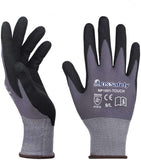 20 x Brand New DS Safety NP1001 Nitrile Work Gloves, Spandex Lining, Nitrile Coating, 3 Pairs L  - RRP €232.6