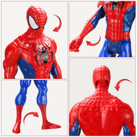 1 x RAW Customer Returns Spider Man Figure, Marvel Avengers Titan Hero Series Spider Man, Marvel Spider Man Figure, Spider Man Action Figure 30 cm Large Toy for Children Ages 4 and Up Birthday Gift Spider Man  - RRP €17.81