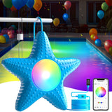 1 x Brand New DANSIOYE Pool Lights Underwater with APP Control, Double Light with 8M Cable, IP68 Waterproof RGB Smart Color Dimmable LED Pool Lighting Underwater 20W, for Above Ground Pools, Built-in Pools Steel Wall Pool - RRP €120.0