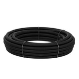 1 x RAW Customer Returns AUPROTEC corrugated pipe slotted 2 to 50m empty pipe slotted corrugated pipe UV resistant cable protection hose cable hose black - inner diameter 29 mm, length 5 m - RRP €34.74