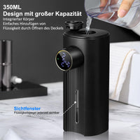 1 x RAW Customer Returns Phneems Automatic Soap Dispenser Automatic Bathroom Soap Dispenser With Infrared Sensor Automatic Kitchen Soap Dispenser IPX6 Waterproof Suitable For Kitchen Bathroom Hotel 350ml Black - RRP €28.22