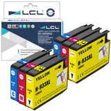 1 x RAW Customer Returns LCL Compatible Ink Cartridge 933 933XL CN054AE CN055AE CN056AE 2Cyan 2Magenta 2Yellow Replacement for HP Officejet 6100 6600 6700 7110 7610 7612 7510 7512 - RRP €19.99