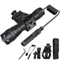 1 x RAW Customer Returns DARKBEAM Infrared Flashlight Night Vision 850nm LED Infrared Light 5W, Work for Night Vision Devices, Zoomable Invisible IR Illuminator Rechargeable for Hunting, Observation, Rescue, with Battery Clip - RRP €50.41