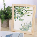 1 x RAW Customer Returns Sylanda 2 pieces wooden picture frames, 21 x 29.7 cm picture frame A4 wooden frame photo frame Scholar Tree picture frame A4 picture frame A4 picture frame for collage portraits certificates wood white  - RRP €20.4